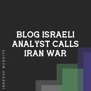 Israeli Analyst Calls Iran War a 'Biblical Event' as Trump Vows No Aborts | Logo - Indexof